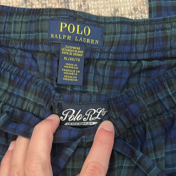 NWT Polo Ralph Lauren Plaid Pajama Pants - Picture 3 of 5